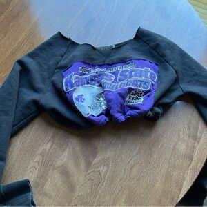 Black and Purple Kansas State Wildcats sweatshirt 426